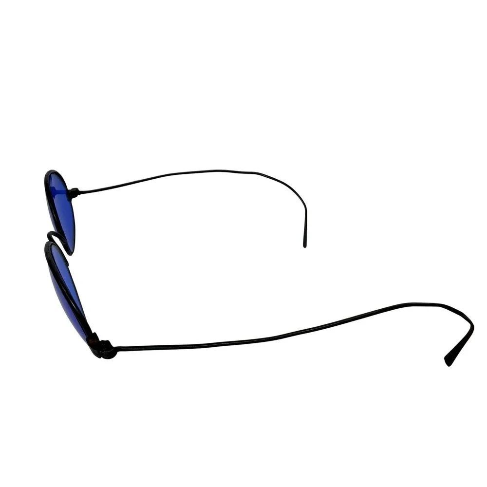 Antique Blue Tinted Lens Spectacles Glasses Vintage - B2
